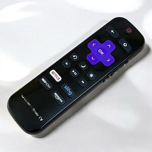 Original Remote LC-RCRUS-17 for Sharp ROKU TV with Netflix Sling HBONOW Amazon